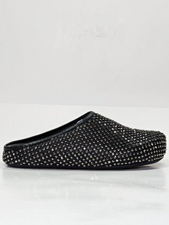 Marni Men\'s Fussbett Sabot Mules With Rhinestones Black Size 41 (MSRP $1,170) main image 9